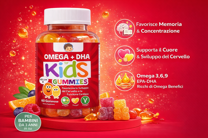 Cresce Felice - Gommose multivitaminiche per la salute mentale e del cuore