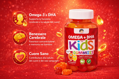 Cresce Felice - Gommose multivitaminiche per la salute mentale e del cuore