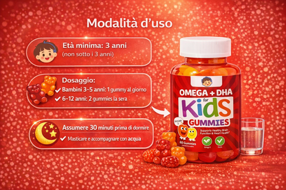 Cresce Felice - Gommose multivitaminiche per la salute mentale e del cuore